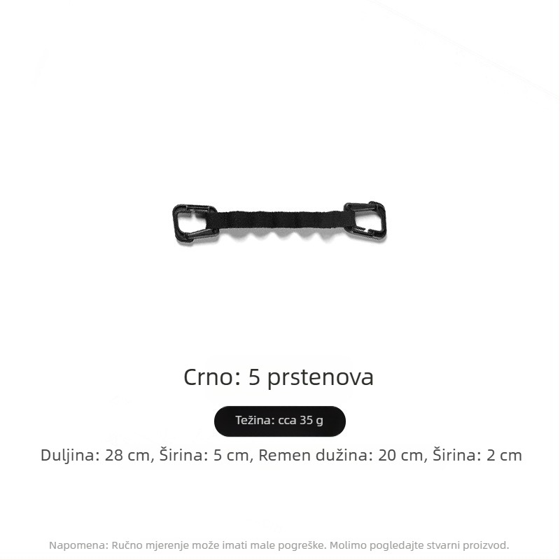 Špaga za kampiranje za šatore i tende, prijenosna višenamjenska poliester špaga za vješanje i skladištenje