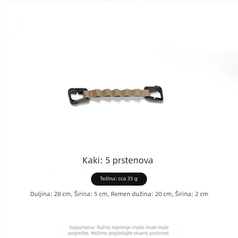 Špaga za kampiranje za šatore i tende, prijenosna višenamjenska poliester špaga za vješanje i skladištenje