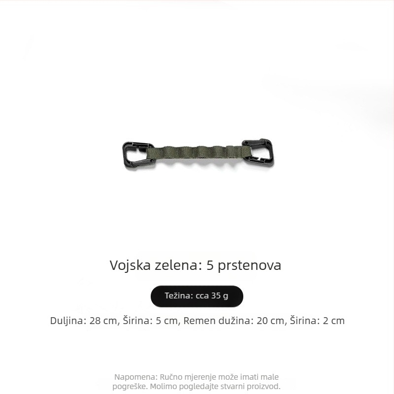Špaga za kampiranje za šatore i tende, prijenosna višenamjenska poliester špaga za vješanje i skladištenje