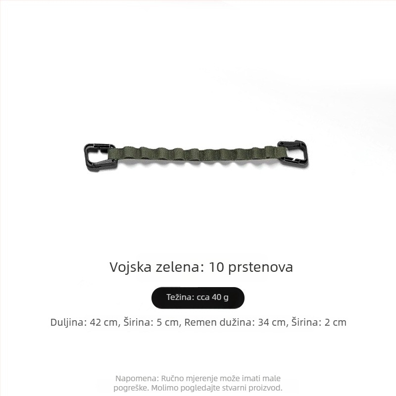Špaga za kampiranje za šatore i tende, prijenosna višenamjenska poliester špaga za vješanje i skladištenje