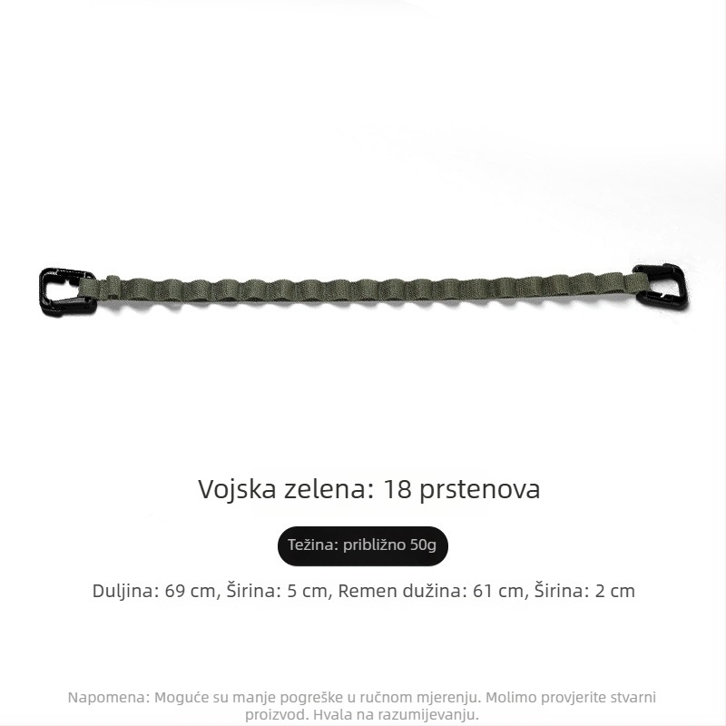 Špaga za kampiranje za šatore i tende, prijenosna višenamjenska poliester špaga za vješanje i skladištenje