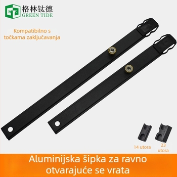Aksesori za traku zaključavanja kasetnog prozora – aluminijski spojni štap prijenos, protiv provale, tihi rad, Model GZ-01