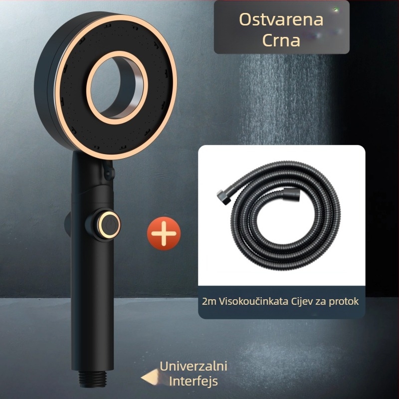 Set tuš glave - prijenosni ABS, kišna funkcija, okrugla glava