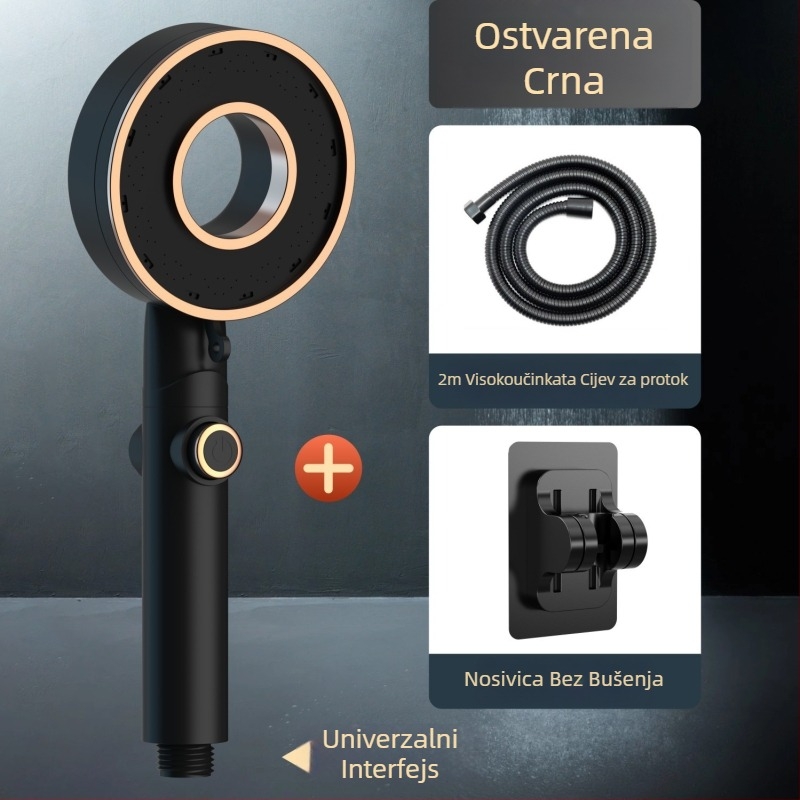 Set tuš glave - prijenosni ABS, kišna funkcija, okrugla glava