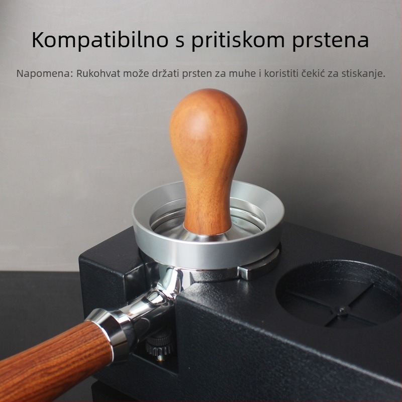Prsten za hvatanje prašine za espresso aparate – Wildcard magnetski prsten od aluminijske legure, moderan minimalistički stil, pogodan za barove, kafiće i restorane