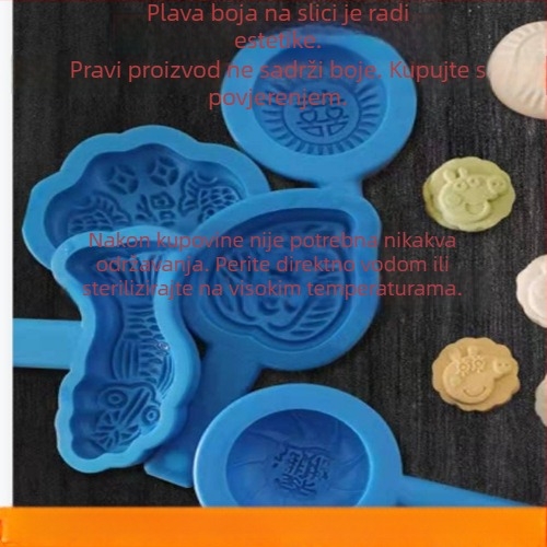 Set oblika za parene peciva s kalupom za kolač od bundeve i alatima za pečenje, plastika