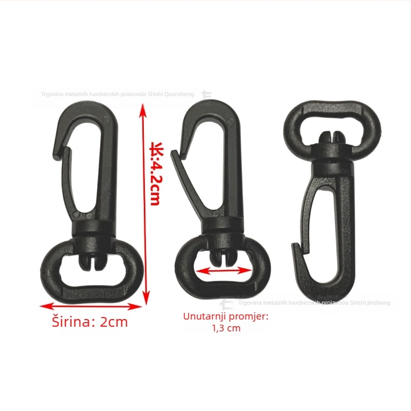 Kuka za torbu s rotirajućom kopčom, materijal POM, serija Rotirajuća kopča, urban stil jednostavnosti