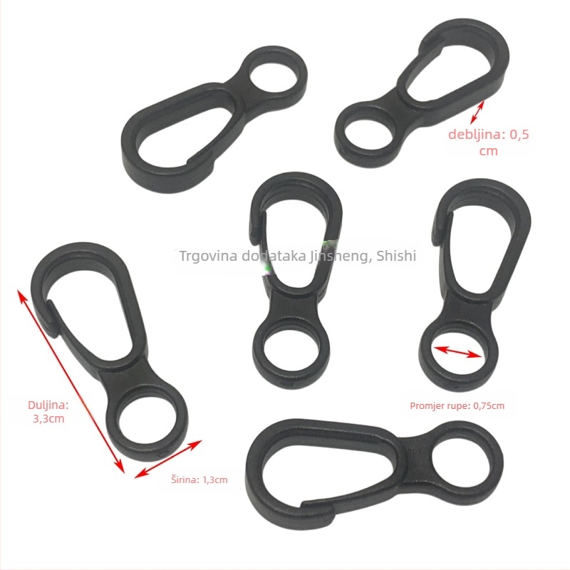 Kuka za torbu s rotirajućom kopčom, materijal POM, serija Rotirajuća kopča, urban stil jednostavnosti