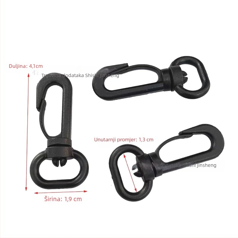 Kuka za torbu s rotirajućom kopčom, materijal POM, serija Rotirajuća kopča, urban stil jednostavnosti