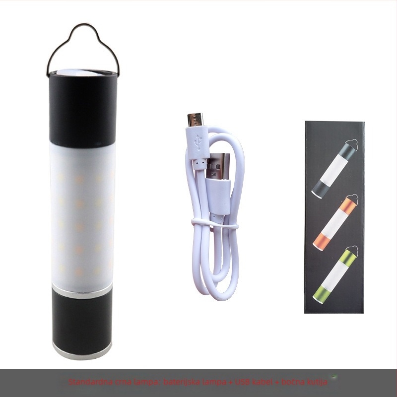 Kamp lampica s teleskopskim zumom, punjiva LED, 5V 10W, magnetska baza