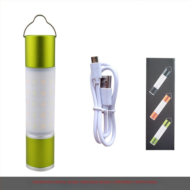 Kamp lampica s teleskopskim zumom, punjiva LED, 5V 10W, magnetska baza