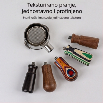 Tampač za kavu – masivno drvo, moderan minimalistički stil, jednostavan stil