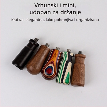 Tampač za kavu – masivno drvo, moderan minimalistički stil, jednostavan stil