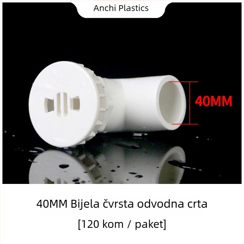 An Chi PVC akvarijski koljeni spoj s unutarnjim i vanjskim navojem, za dovod i odvod vode, sprječavanje preljeva