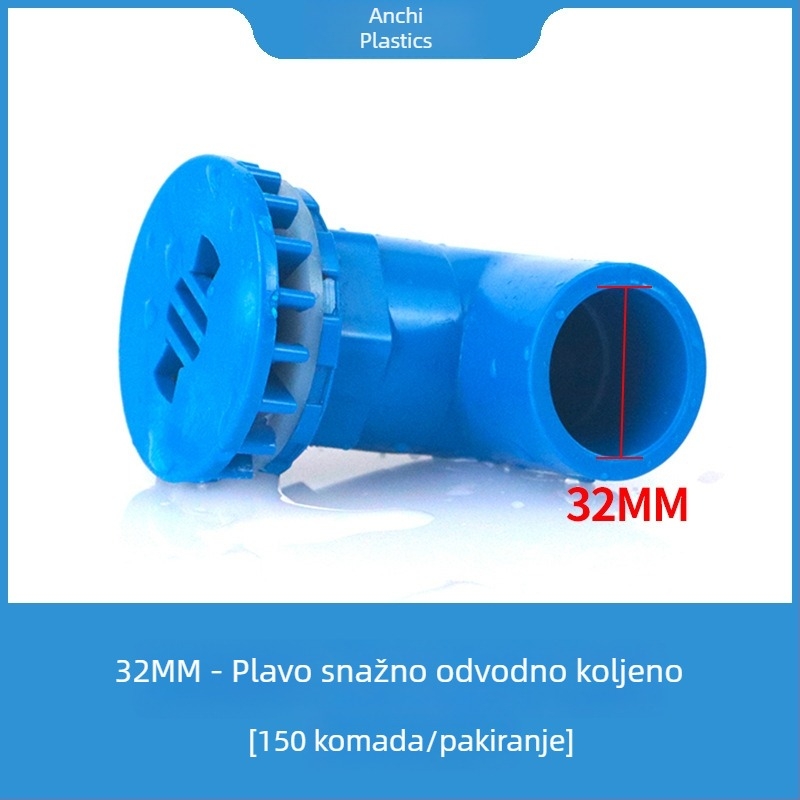 An Chi PVC akvarijski koljeni spoj s unutarnjim i vanjskim navojem, za dovod i odvod vode, sprječavanje preljeva