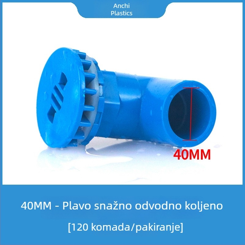An Chi PVC akvarijski koljeni spoj s unutarnjim i vanjskim navojem, za dovod i odvod vode, sprječavanje preljeva