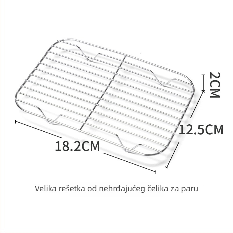 Kamp kuhinjska aluminijska kutija za ručak — prenosna, dvostruka upotreba, model 0585, težina 170 g, za 1–2 osobe, aluminijska legura