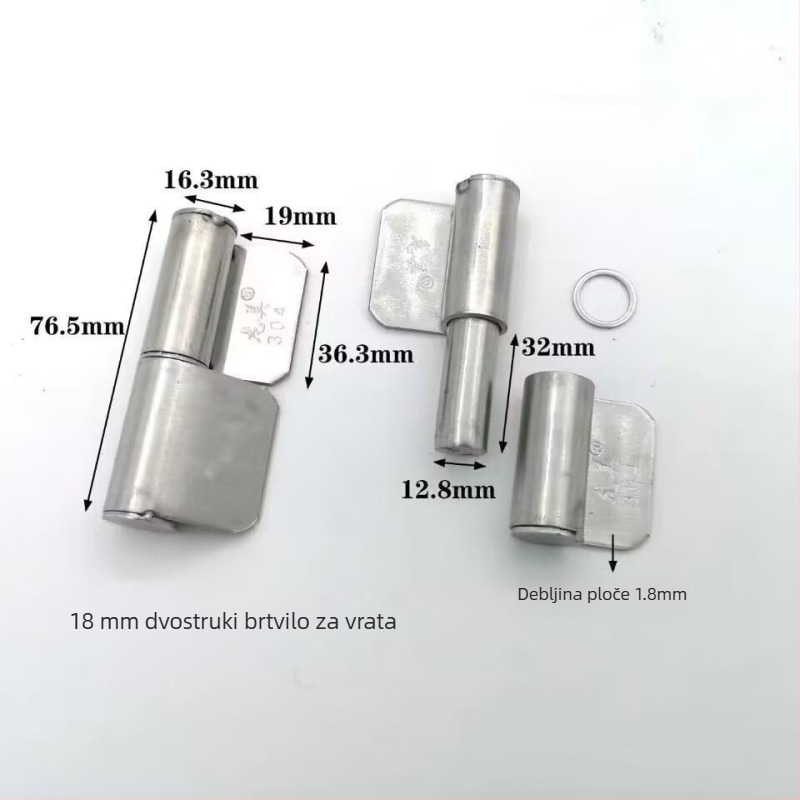 Panta od nehrđajućeg čelika, model 22, 201/304, polirana površina, Longmei