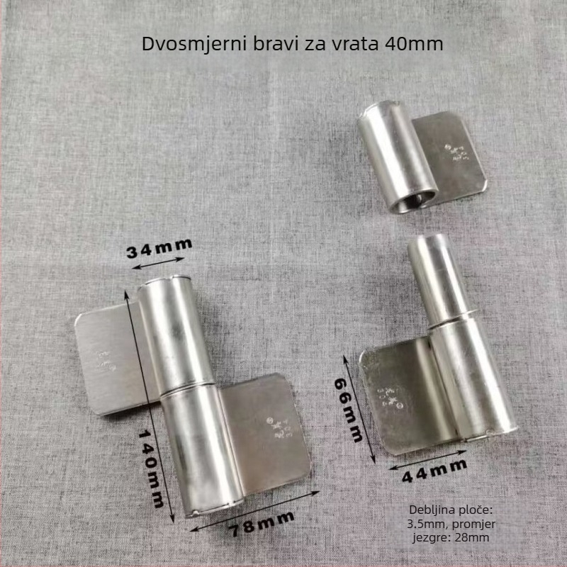 Panta od nehrđajućeg čelika, model 22, 201/304, polirana površina, Longmei