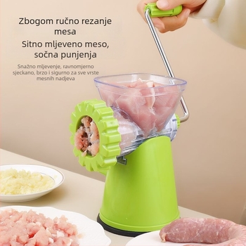 Stroj za nadijevanje kobasica za kućnu upotrebu, ručni, plastični