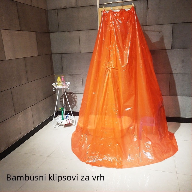 Kupaonski šator, kružnog ili pravokutnog oblika (PEVA; debljina 8S; za bebe i odrasle)