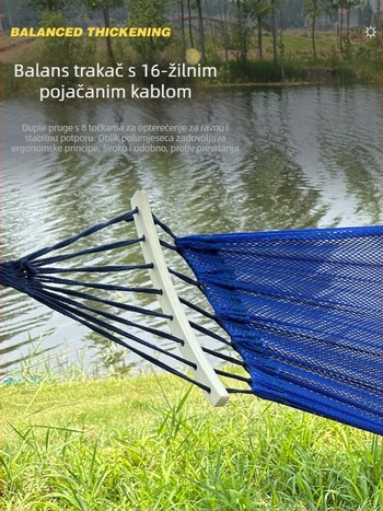 Be good Vanjski Ice Silk hamak za kampiranje, najlonska užad, nosivost 150 kg, težina 250 g, šifra proizvoda Ice silk hammock 1-1