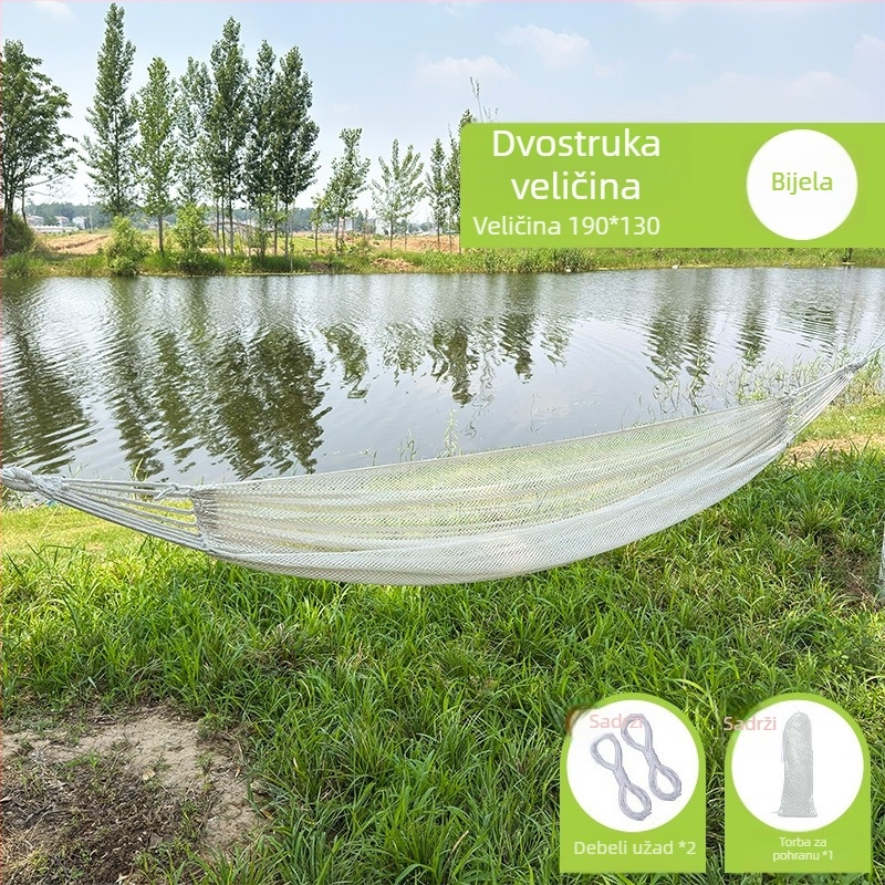 Be good Vanjski Ice Silk hamak za kampiranje, najlonska užad, nosivost 150 kg, težina 250 g, šifra proizvoda Ice silk hammock 1-1