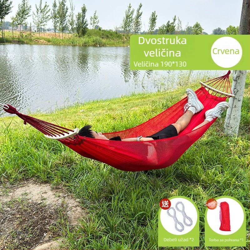 Be good Vanjski Ice Silk hamak za kampiranje, najlonska užad, nosivost 150 kg, težina 250 g, šifra proizvoda Ice silk hammock 1-1