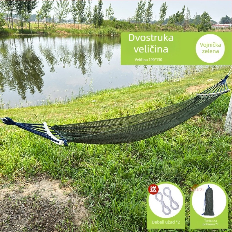Be good Vanjski Ice Silk hamak za kampiranje, najlonska užad, nosivost 150 kg, težina 250 g, šifra proizvoda Ice silk hammock 1-1