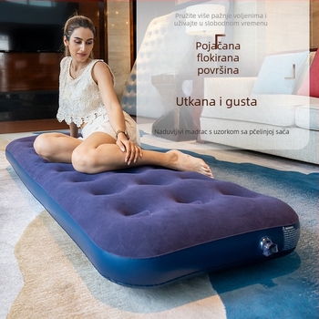 Napuhano ležište za spavanje; flokirana površina; nosivost: 200