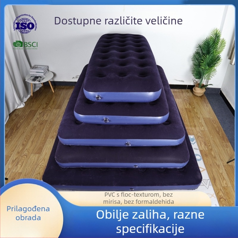 Napuhano ležište za spavanje; flokirana površina; nosivost: 200