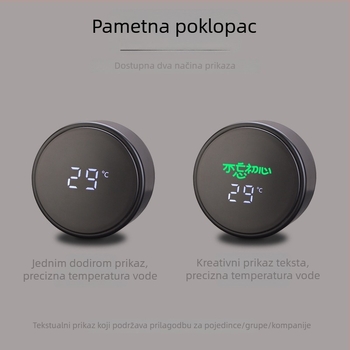 Termos šalica s graviranim logom – dvostruka stijenka od nehrđajućeg čelika, unutarnji 304, vanjski 201, izolacija 6–12 sati, prilagodljiv tisak: lasersko graviranje, sitotisak ili 3D ispis