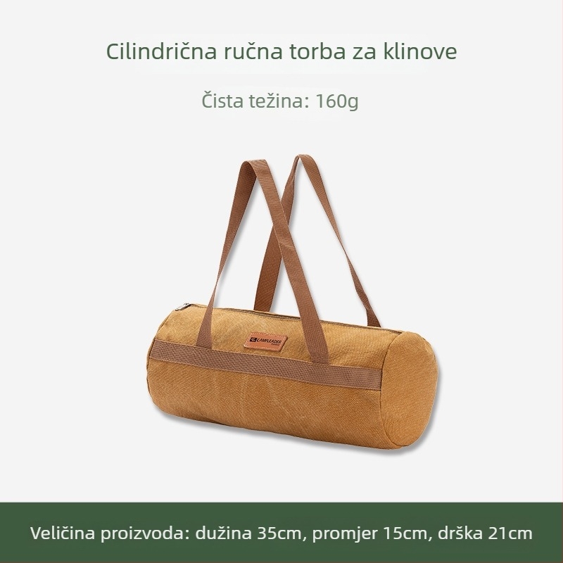 Torba za pohranu kamping kolova s čeličnim klinovima i čekićem – organizator za šator i pribor (Bu ye)
