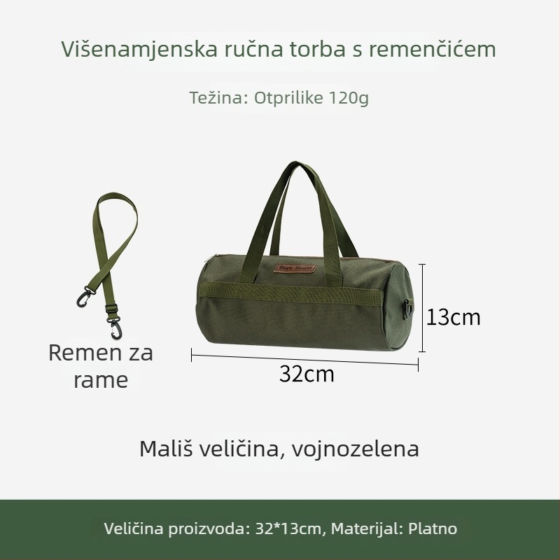Torba za pohranu kamping kolova s čeličnim klinovima i čekićem – organizator za šator i pribor (Bu ye)