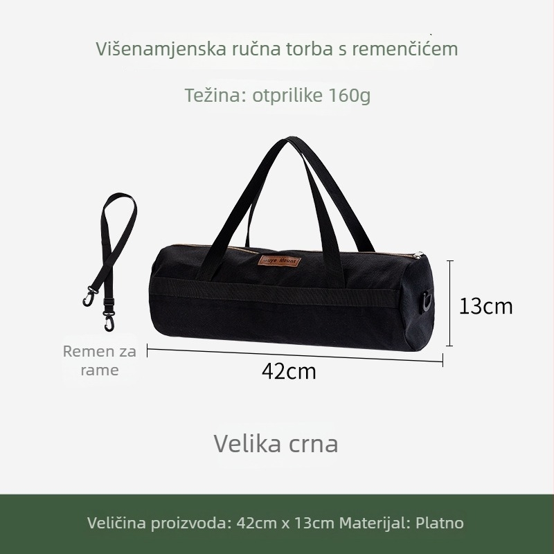 Torba za pohranu kamping kolova s čeličnim klinovima i čekićem – organizator za šator i pribor (Bu ye)