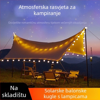 Vanjska LED niz svjetla za šator (model G50, IP55, 0.06W, 220V) pogodno za kampiranje i događaje