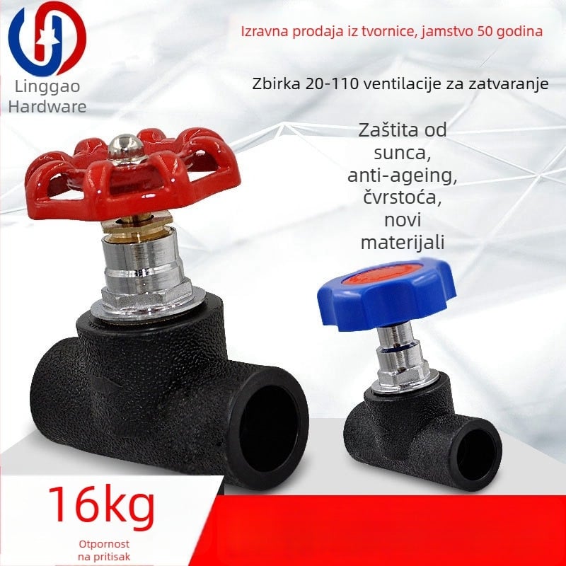 HDPE zatvorni ventil za vodovodne spojnice — Marka Fang Sheng, Podrijetlo Zhuji