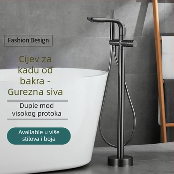 Kada slavina, potpuno bakrena, topla i hladna, keramički disk ventil, (1–99°C)