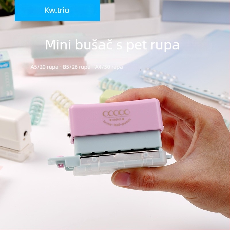 Višenamjenski otvarač rupa 99H2 – ručni, 5 rupa, kapacitet 2 listova, 0.2 kg