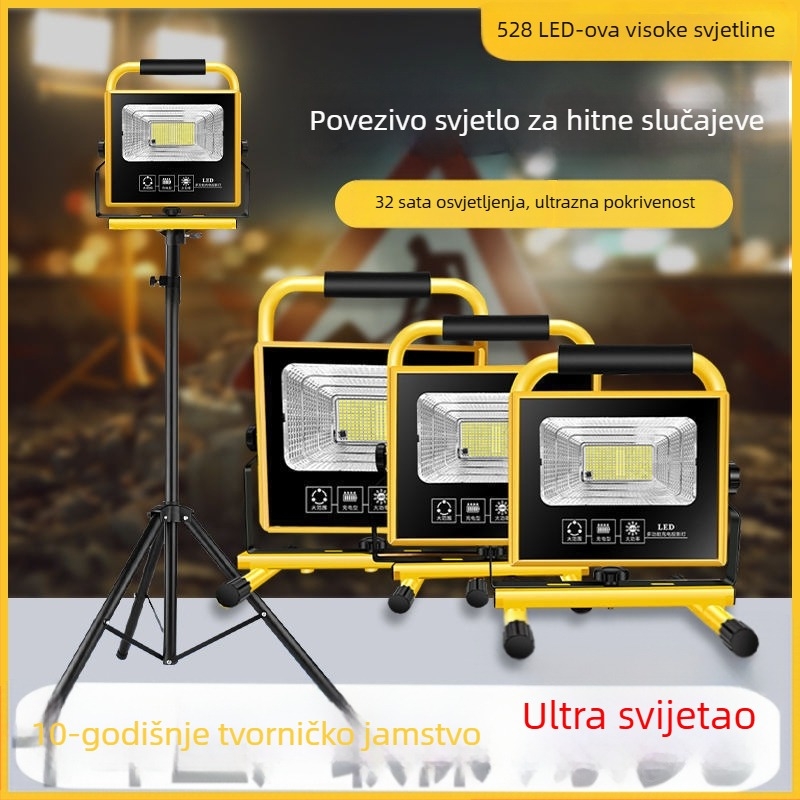 Kamping svjetlo za nužne situacije, žarulja sa žarnom niti, punjivo napajanje