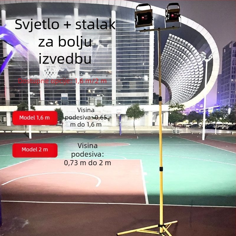 Kamping svjetlo za nužne situacije, žarulja sa žarnom niti, punjivo napajanje