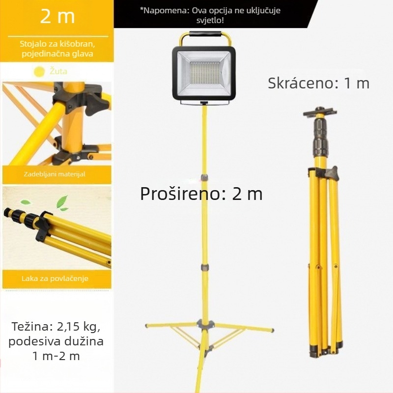 Kamping svjetlo za nužne situacije, žarulja sa žarnom niti, punjivo napajanje