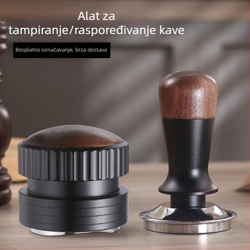 Presa za prašak od nehrđajućeg čelika (retro stil; čekić 340 g; distributer praška 540 g; mogućnost prilagodbe)