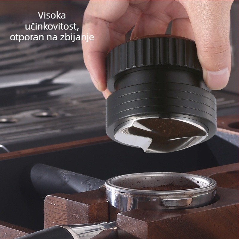 Presa za prašak od nehrđajućeg čelika (retro stil; čekić 340 g; distributer praška 540 g; mogućnost prilagodbe)