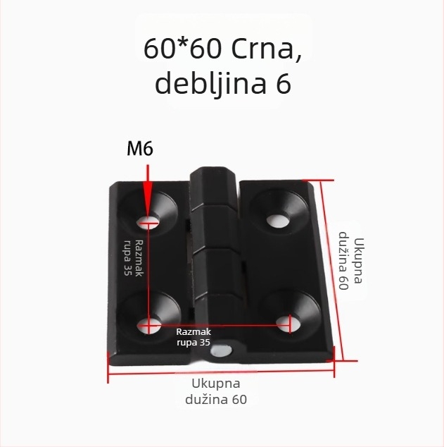 Industrijski šark CL236 | Cinkova legura | Elektrogalvanizacija | Binghao | Za kutije za distribuciju, šasije i opremu za automatizaciju