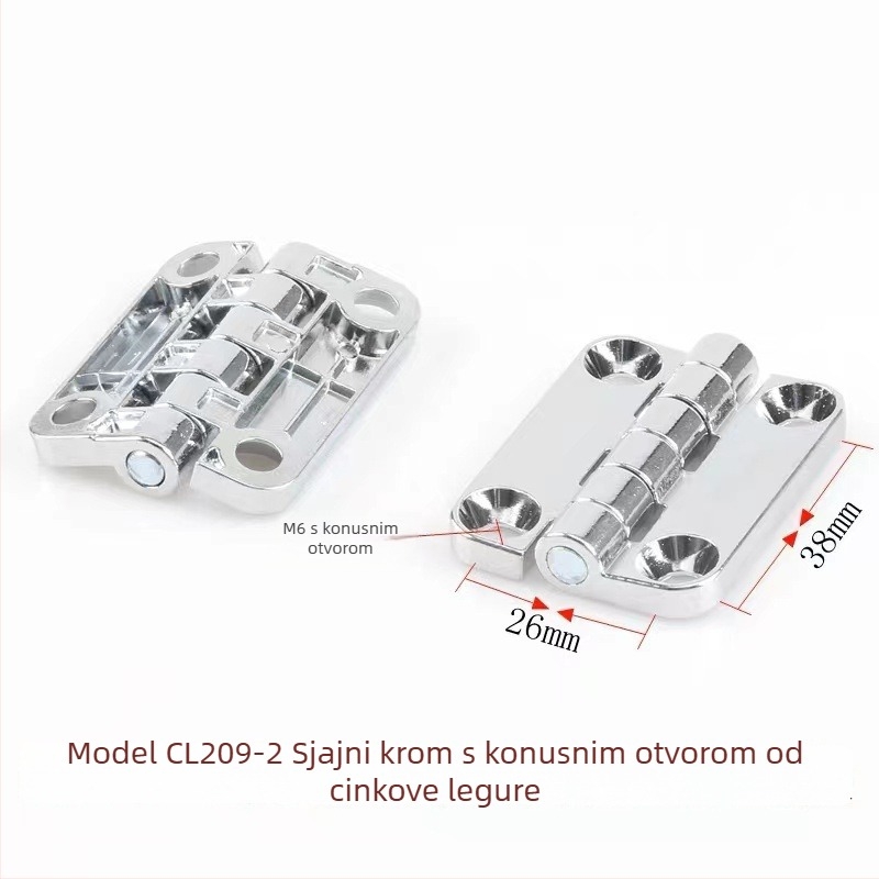 Industrijski šark CL236 | Cinkova legura | Elektrogalvanizacija | Binghao | Za kutije za distribuciju, šasije i opremu za automatizaciju
