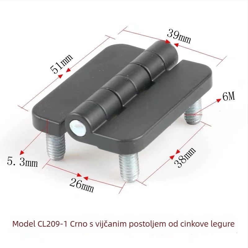 Industrijski šark CL236 | Cinkova legura | Elektrogalvanizacija | Binghao | Za kutije za distribuciju, šasije i opremu za automatizaciju