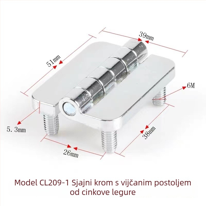 Industrijski šark CL236 | Cinkova legura | Elektrogalvanizacija | Binghao | Za kutije za distribuciju, šasije i opremu za automatizaciju