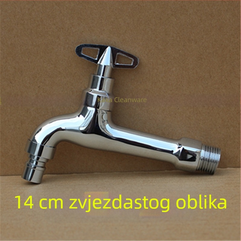 Vanjski zaključani slavina s pentagonalnim ključem, od bakra, model 950, keramički disk ventil, jedini hladni izlaz