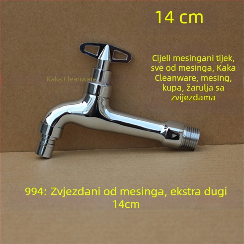 Vanjski zaključani slavina s pentagonalnim ključem, od bakra, model 950, keramički disk ventil, jedini hladni izlaz